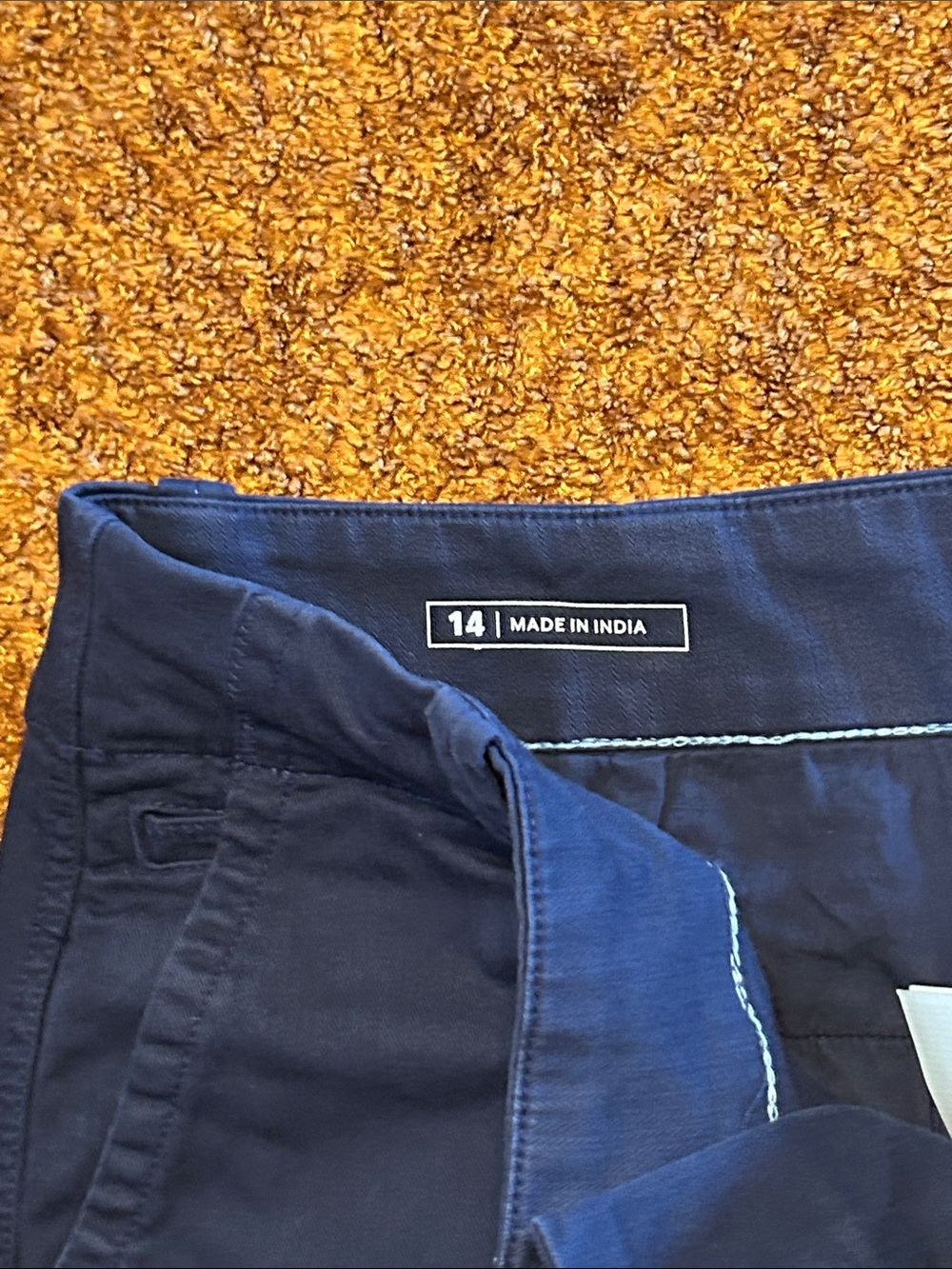 Vineyard Vines Navy Stretch Chino Bermuda Shorts - Picture 7 of 7